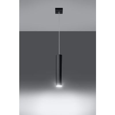 Sollux Lighting Lagos lampa wisząca 1x40W czarna SL.0327