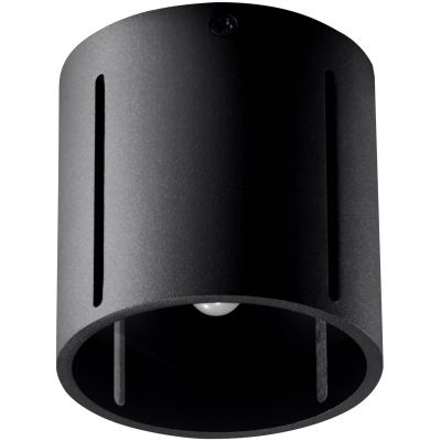 Sollux Lighting Inez lampa podsufitowa 1x40W czarna SL.0356