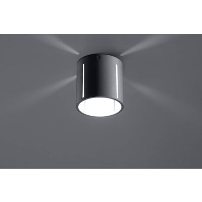 Sollux Lighting Inez lampa podsufitowa 1x40W szara SL.0357