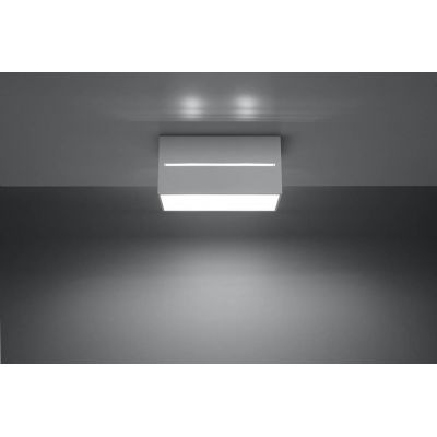 Sollux Lighting Lobo Maxi lampa podsufitowa 2x40W biała SL.0383