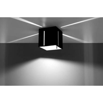 Sollux Lighting Pixar lampa podsufitowa 1x40W czarna SL.0400