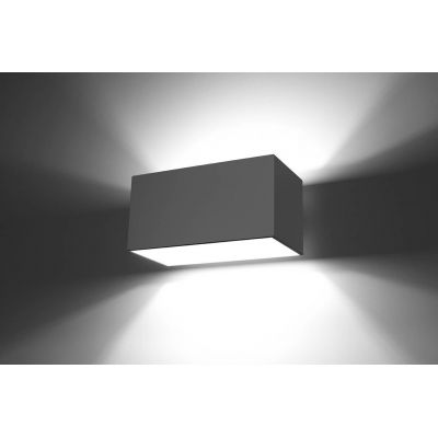 Sollux Lighting Quad Maxi kinkiet 2x40W szary SL.0526