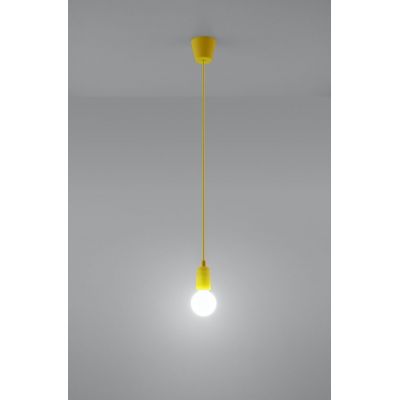 Sollux Lighting Diego lampa wisząca 1x60W żółta SL.0578