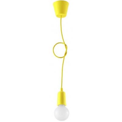 Sollux Lighting Diego lampa wisząca 1x60W żółta SL.0578