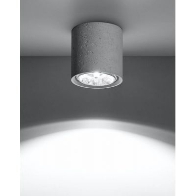 Sollux Lighting Cullo lampa podsufitowa 1x40W szara SL.0645