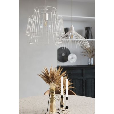 Sollux Lighting Gate lampa wisząca 1x60W biała SL.0662