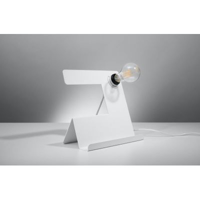 Sollux Lighting Incline lampa biurkowa 1x60W biała SL.0668
