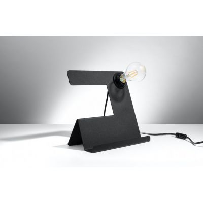 Sollux Lighting Incline lampa biurkowa 1x60W czarna SL.0669
