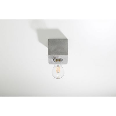 Sollux Lighting Ariz lampa podsufitowa 1x60W szara SL.0681
