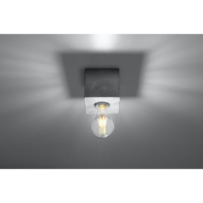 Sollux Lighting Ariz lampa podsufitowa 1x60W szara SL.0681