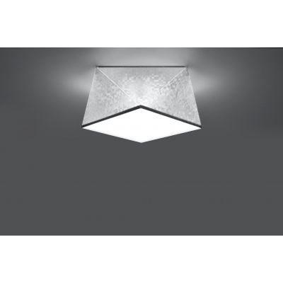 Sollux Lighting Hexa lampa podsufitowa 1x60W szary cekin SL.0688