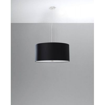 Sollux Lighting Otto lampa wisząca 5x60W czarna SL.0744