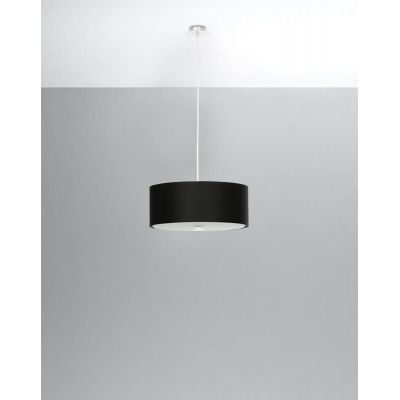 Sollux Lighting Skala lampa wisząca 3x60W czarna SL.0756