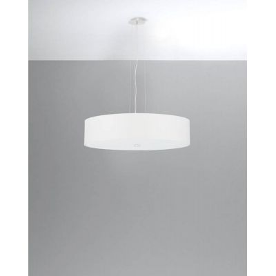 Sollux Lighting Skala lampa wisząca 5x60W biała SL.0757