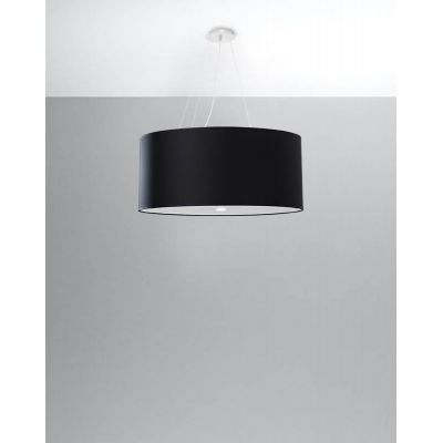 Sollux Lighting Otto lampa wisząca 5x60W czarna SL.0788