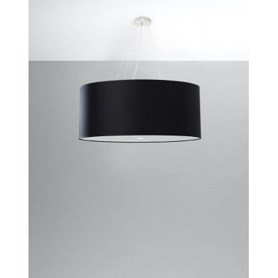 Sollux Lighting Otto lampa wisząca 6x60W czarna SL.0790