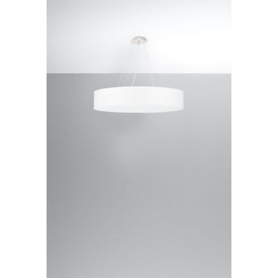 Sollux Lighting Skala 70 lampa wisząca 6x60W biała SL.0801