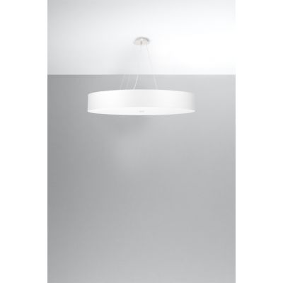 Sollux Lighting Skala 90 lampa wisząca 6x60W biała SL.0805