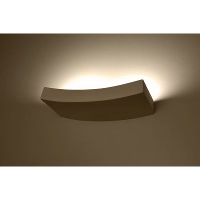 Sollux Lighting Hattor kinkiet 1x60W biały SL.0837