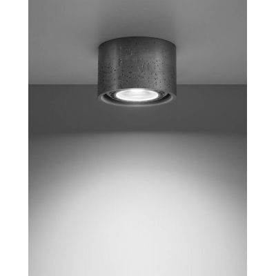 Sollux Lighting Basic lampa podsufitowa 1x40W szara SL.0881