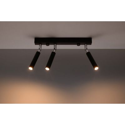 Sollux Lighting Eyetech lampa podsufitowa 3x40W czarna SL.0899