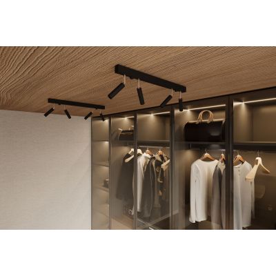 Sollux Lighting Eyetech lampa podsufitowa 3x40W czarna SL.0899