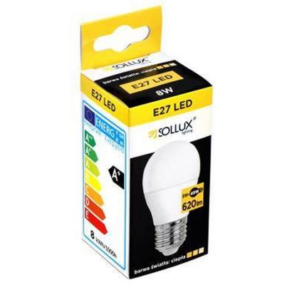 Sollux Lighting żarówka LED 1x8W 3000 K biała SL.0968