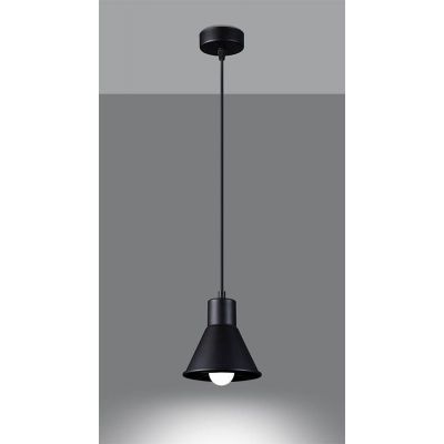 Sollux Lighting Taleja lampa wisząca 1x60W czarna SL.0985