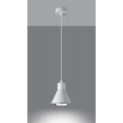 Sollux Lighting Tazila lampa wisząca 1x60W biała SL.0987