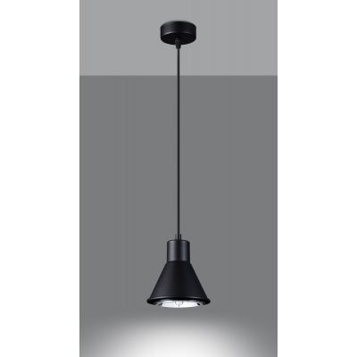 Sollux Lighting Tazila lampa wisząca 1x60W czarna SL.0989