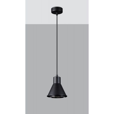 Sollux Lighting Tazila lampa wisząca 1x60W czarna SL.0989