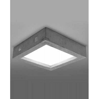 Sollux Lighting Riza plafon 1x18W LED szary SL.0995