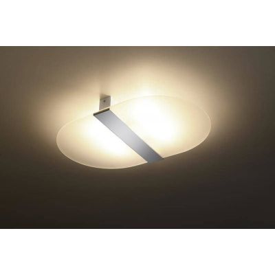 Sollux Lighting Salia lampa podsufitowa 2x40W biała/chrom SL.1005