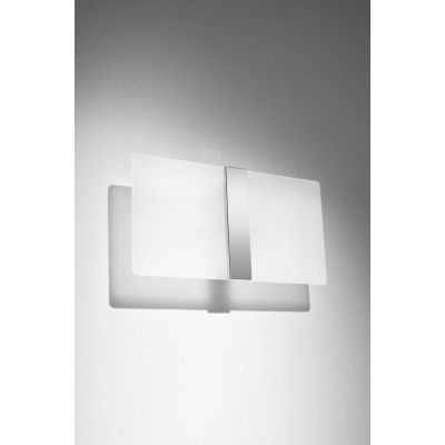 Sollux Lighting Azalia kinkiet 2x40W biały/chrom SL.1006