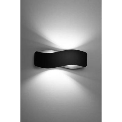 Sollux Lighting Tila 40 kinkiet 2x40W czarny SL.1020
