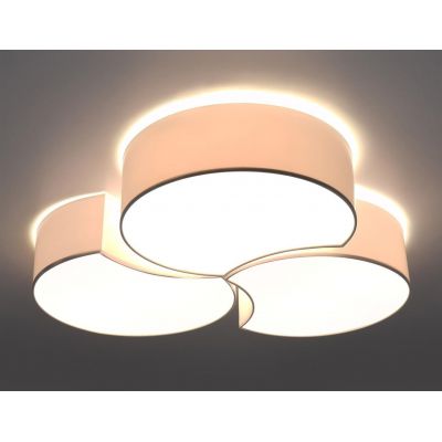 Sollux Lighting Circle lampa podsufitowa 6x60W biały SL.1052