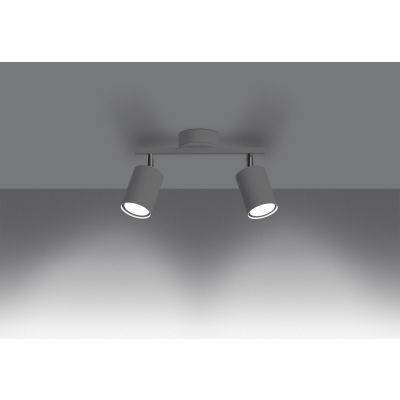 Sollux Lighting Lemmi lampa podsufitowa 2x40W biała SL.1124