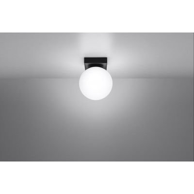 Sollux Lighting Yoli lampa podsufitowa 1x12W czarna/biała SL.1151