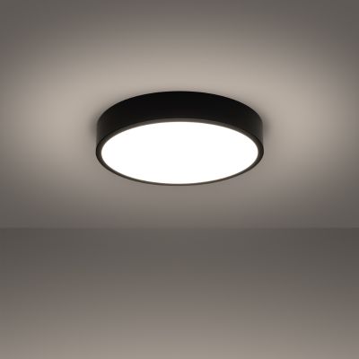 Sollux Lighting Onyx plafon 1x23 W czarny SL.1244