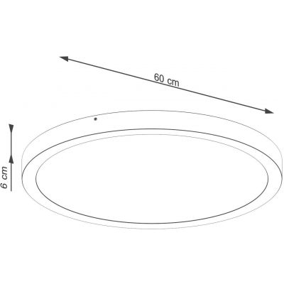 Sollux Lighting Onyx plafon 1x65 W biały SL.1249