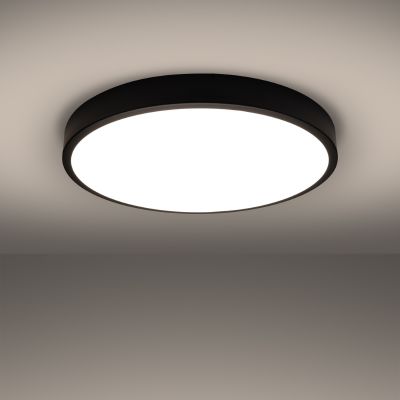 Sollux Lighting Onyx plafon 1x65 W czarny SL.1248