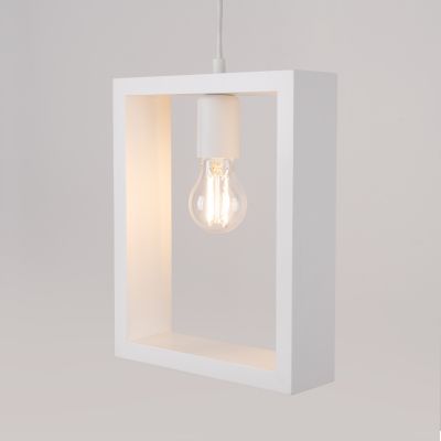 Sollux Lighting Aries lampa wisząca 1x15 W biała SL.1312