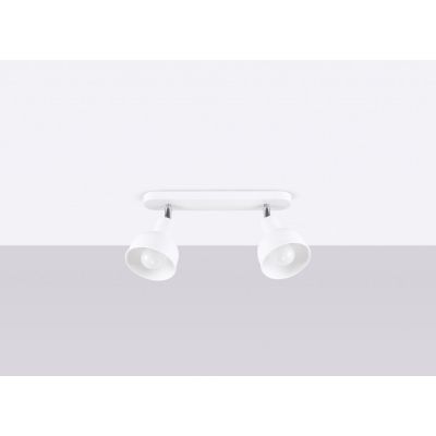 Sollux Lighting Elba lampa podsufitowa 2x15 W biała SL.1314