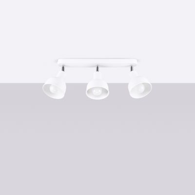Sollux Lighting Elba lampa podsufitowa 3x15 W biała SL.1315