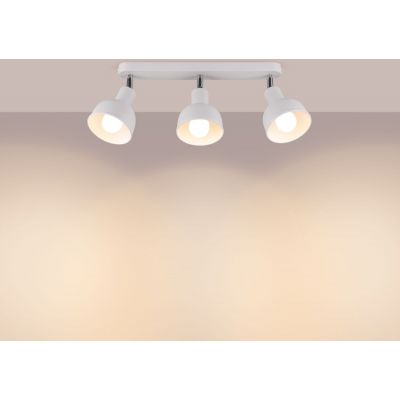 Sollux Lighting Elba lampa podsufitowa 3x15 W biała SL.1315