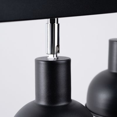 Sollux Lighting Elba lampa podsufitowa 3x15 W czarna SL.1318