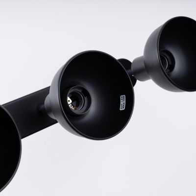 Sollux Lighting Elba lampa podsufitowa 3x15 W czarna SL.1318