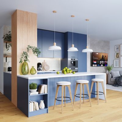 Sollux Lighting Indy lampa wisząca 1x15 W biała-drewno SL.1323