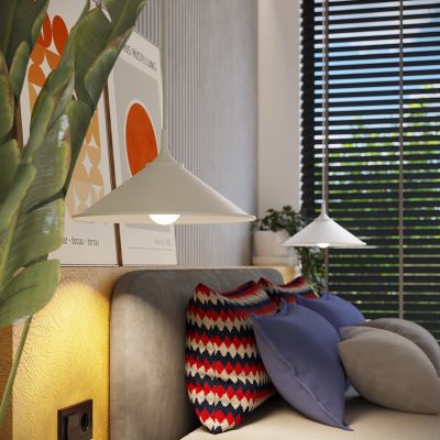 Sollux Lighting Zuma lampa wisząca 1x15 W biała SL.1325