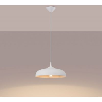 Sollux Lighting Gina lampa wisząca 1x15 W biała SL.1329
